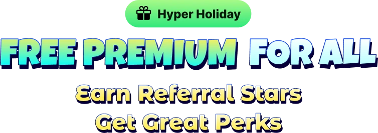 Free Premium For All - Earn Referral Stars, Get great perks