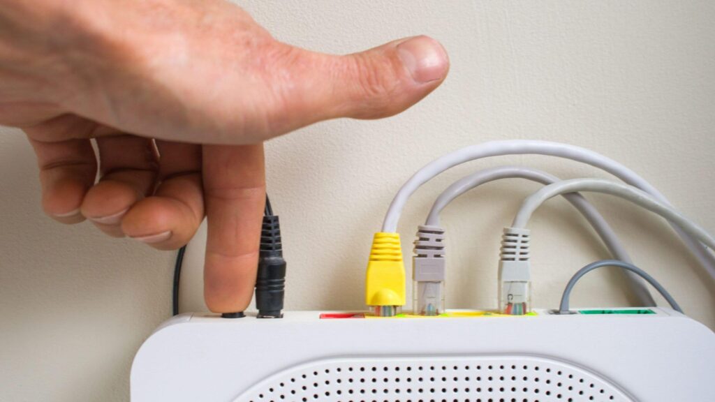 Reset your wifi modem