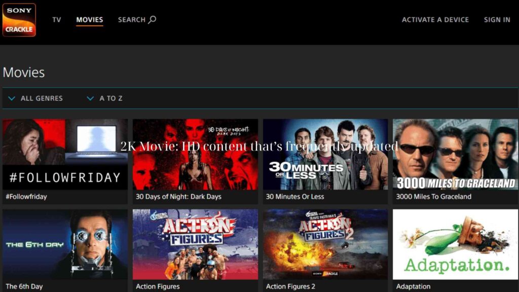 Sony Crackle_ Sony streaming service for free movies