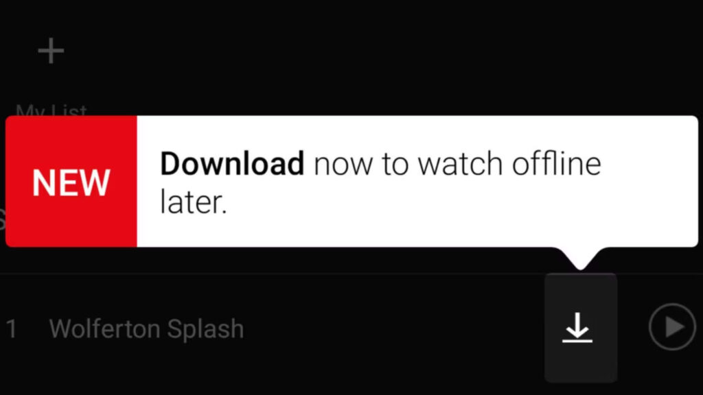 Netflix also supports offline viewing