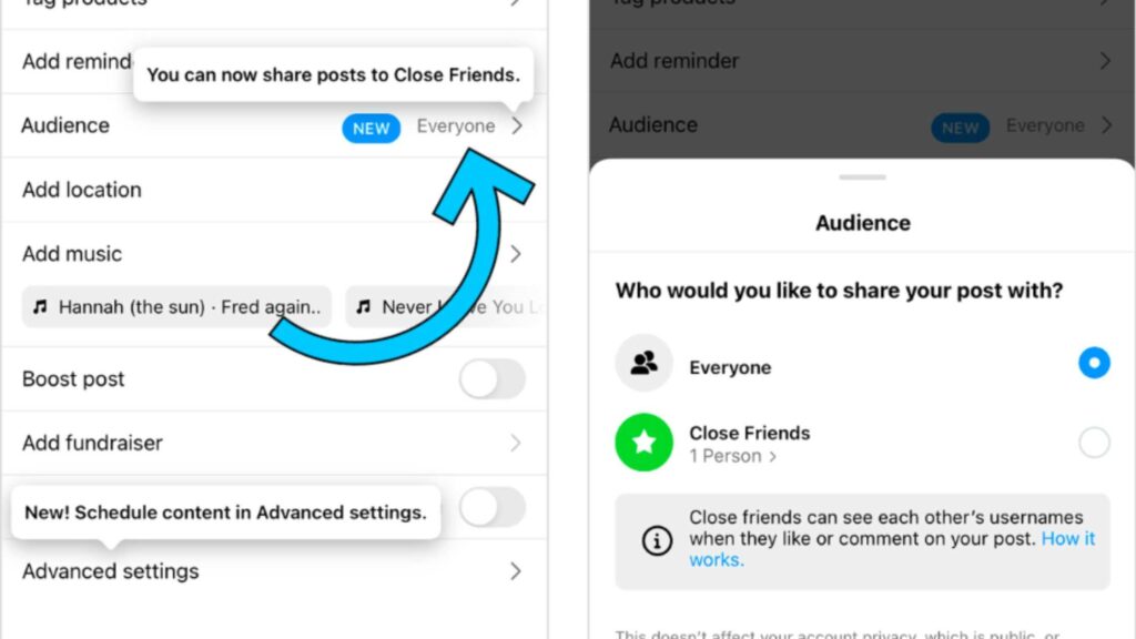 Use Close Friends Feature