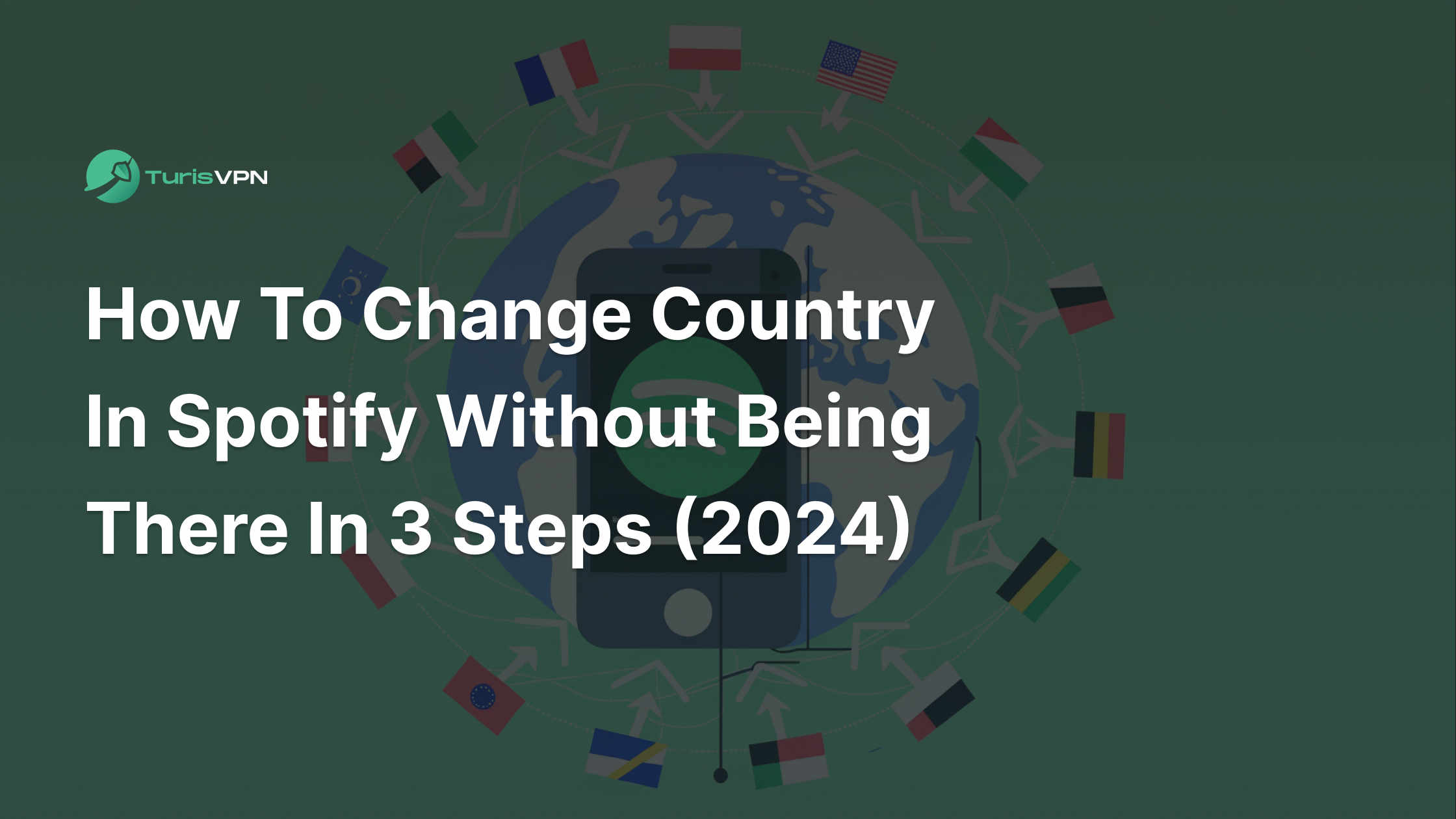 how to change country in spotify without being there