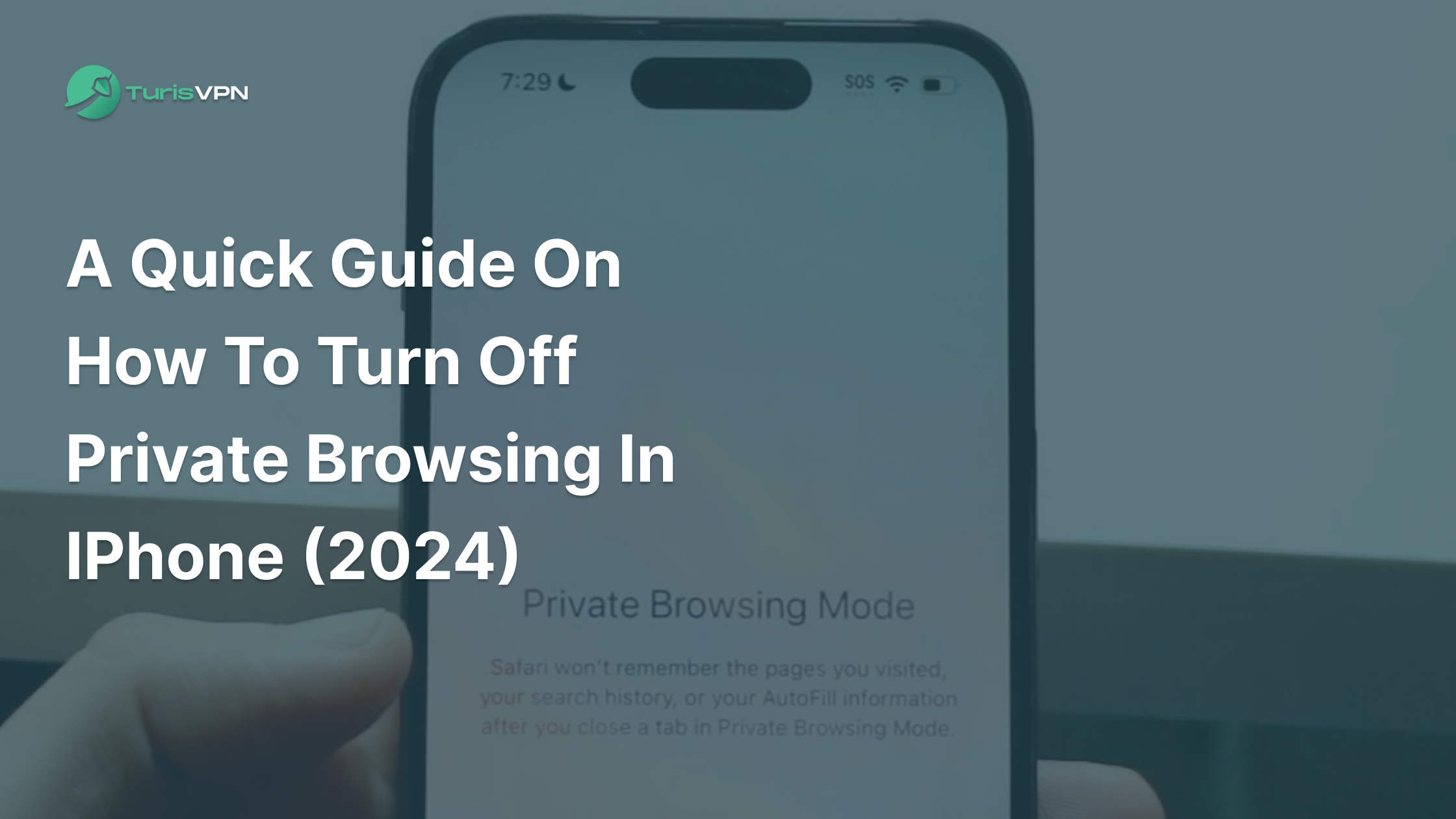 how to turn off private browsing in iphone