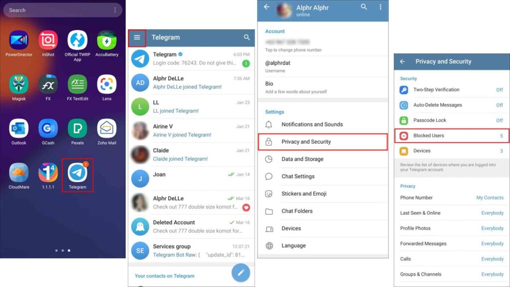 How To Block Someone On Telegram On Android