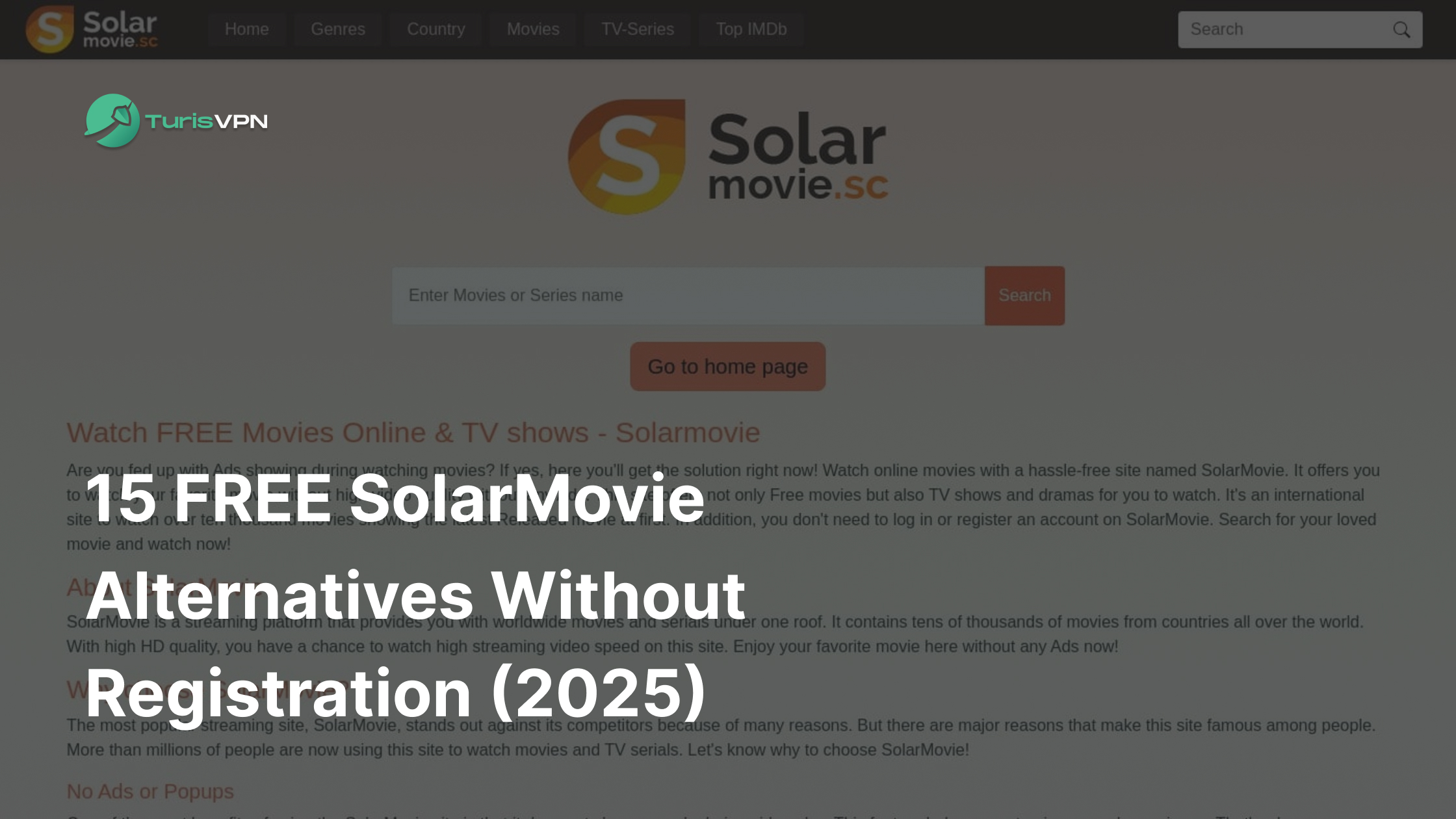 15 FREE SolarMovie Alternatives Without Registration (2025) thumbnail