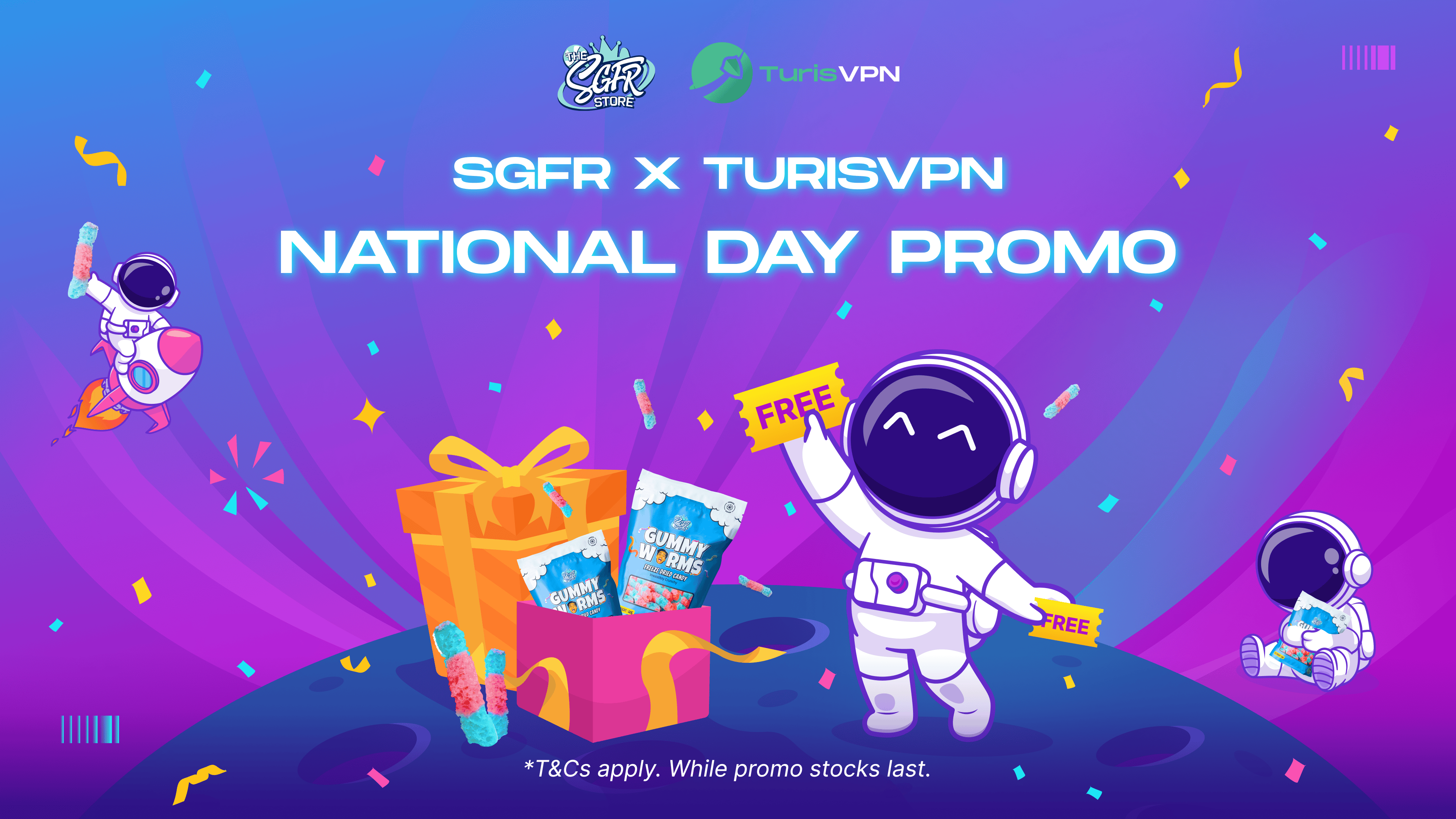 🍬 SGFR X TurisVPN: Sweet Treats for National Day! 🇸🇬 thumbnail