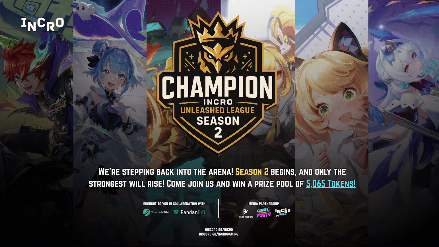 ⚔️ Champion Unleashed League Season 2: TurisVPN & INCRO Reunite for HoK Tournament Showdown ⚔️ thumbnail