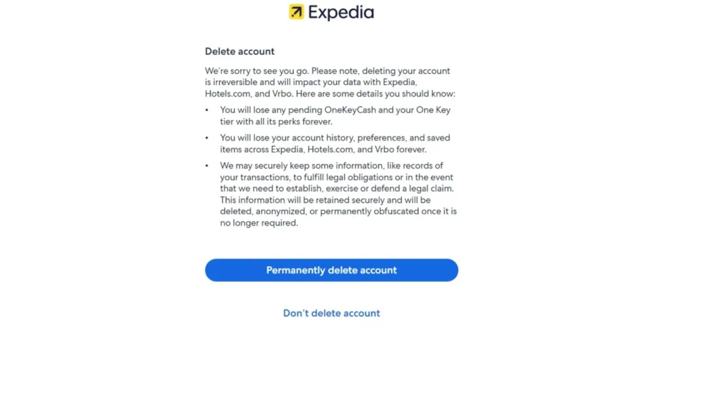 Permanently-Delete-Account-app