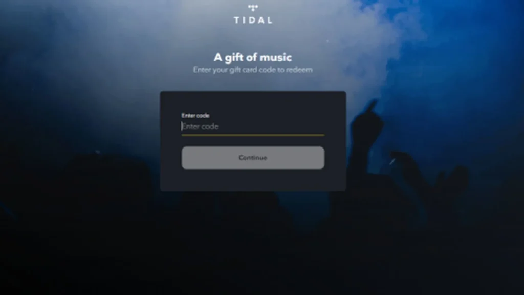 Redeem-a-Tidal-Gift
