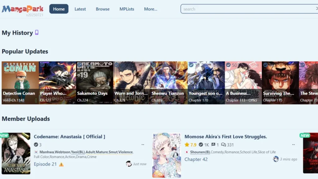 Dive Into the World of Comics —  Online Websites phệ Read Manga with Ease