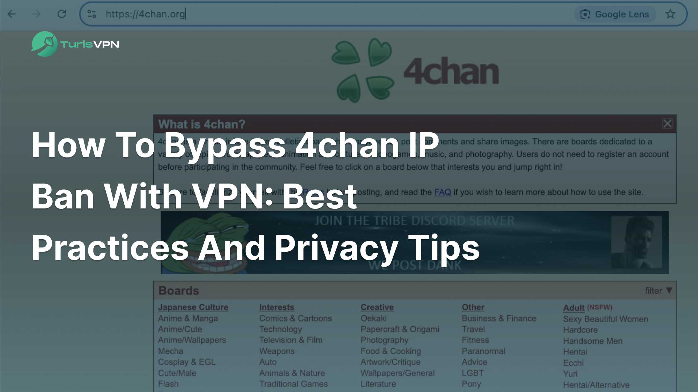 How to Bypass 4chan IP Ban with VPN: Best Practices and Privacy Tips thumbnail