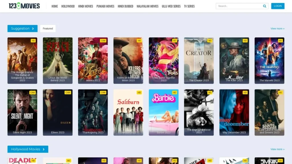 Be careful when using 123Movies to watch The Hunger Games online