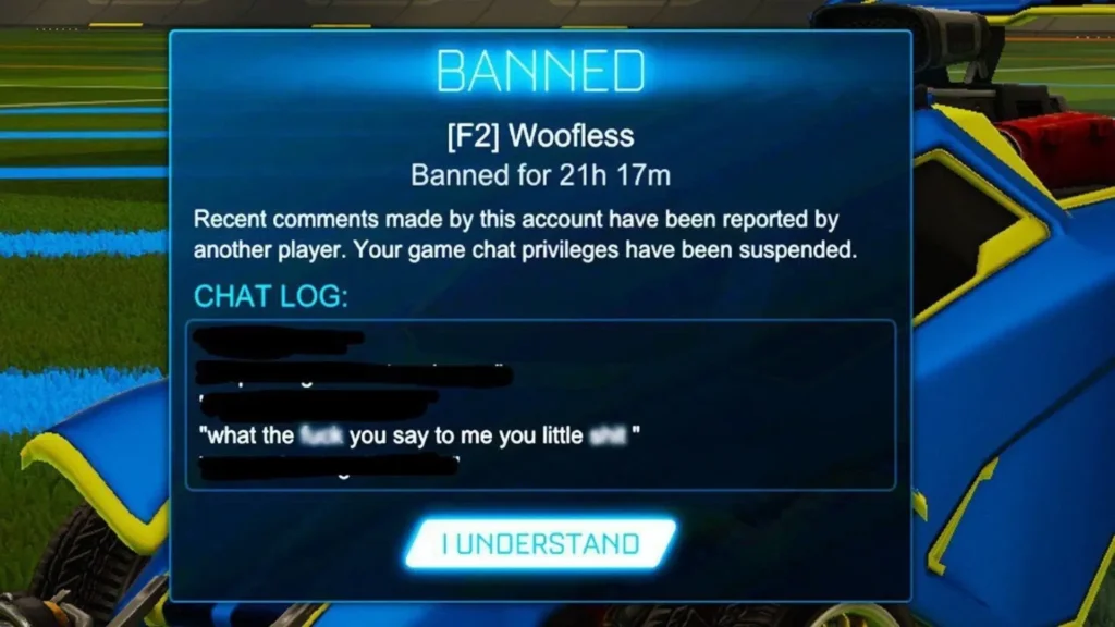 banned from Rocket League