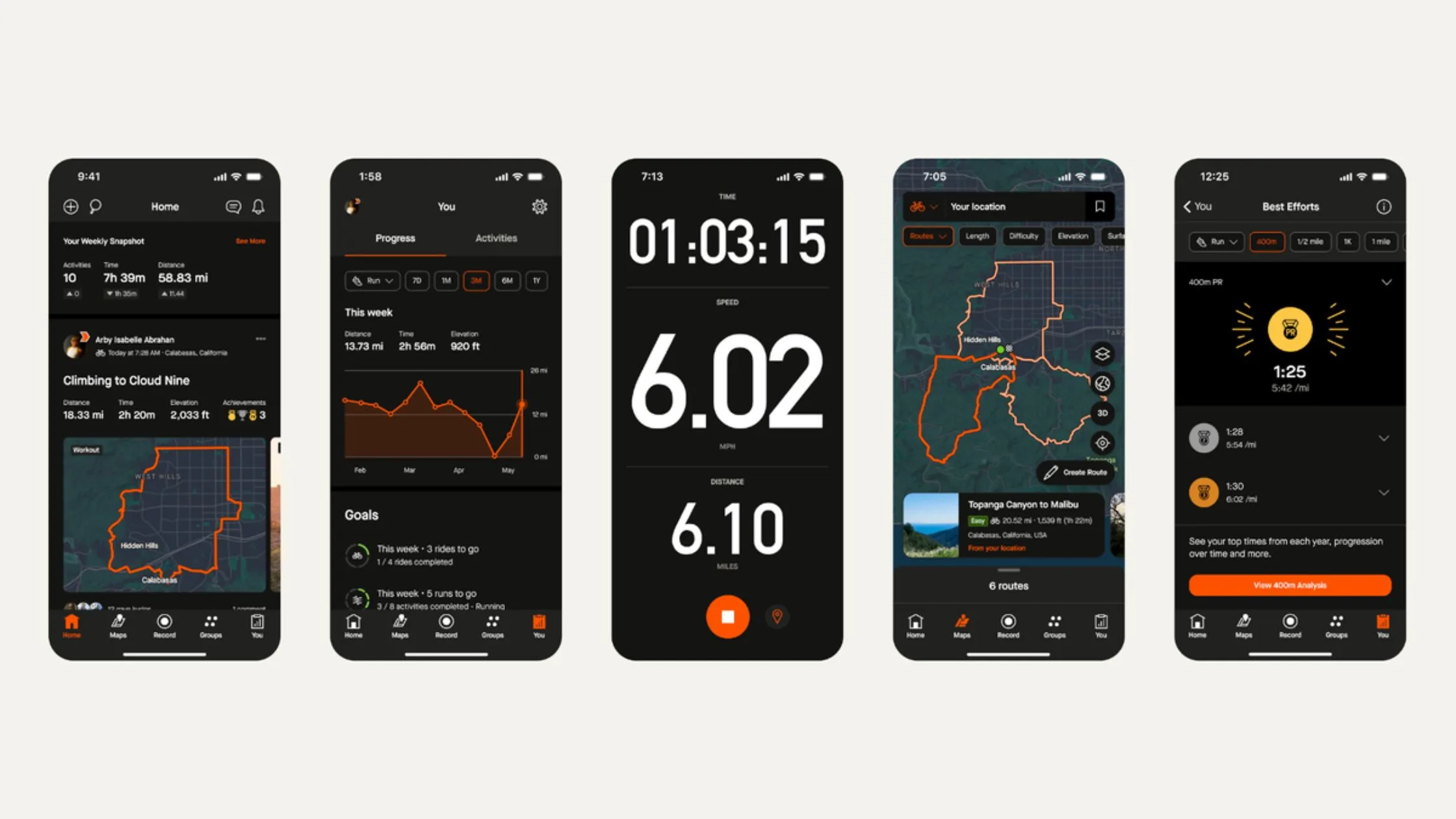 Strava a fitness tracking app