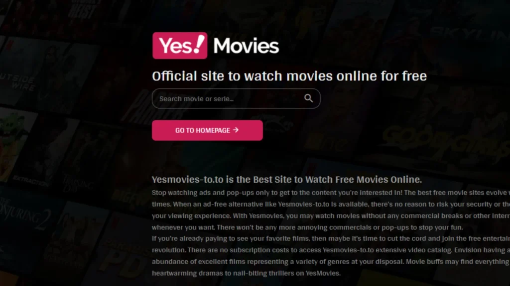 YesMovies has been blocked