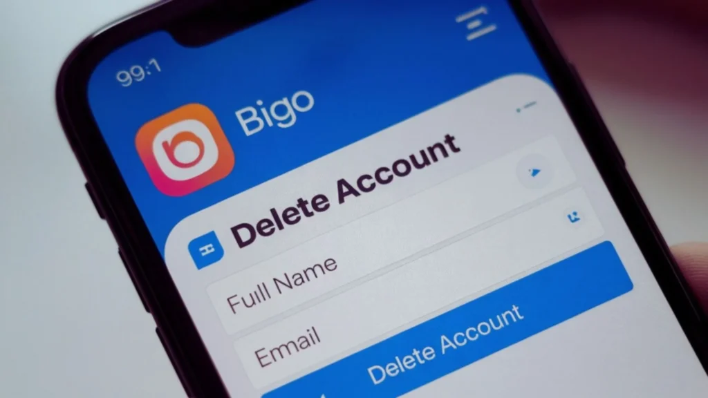 delete your Bigo account