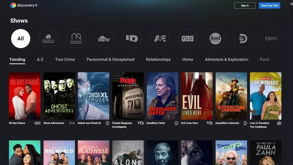 Is Discovery Plus free