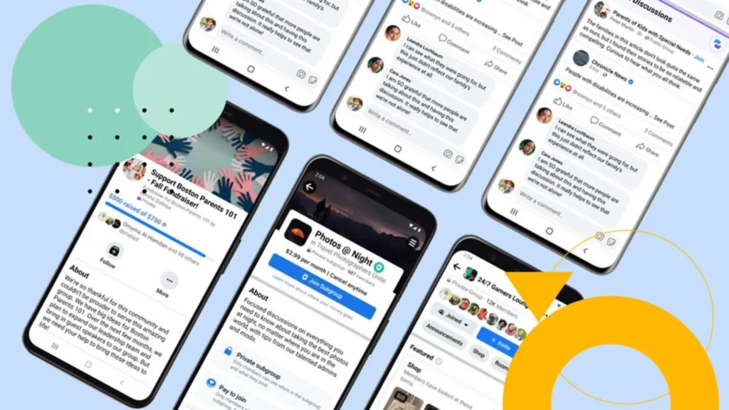 pages and groups on facebook