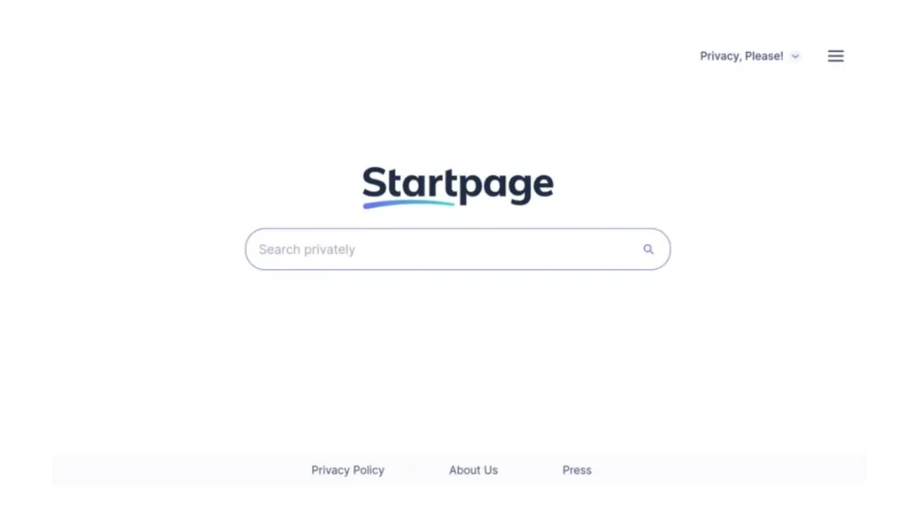 Definition of Startpage