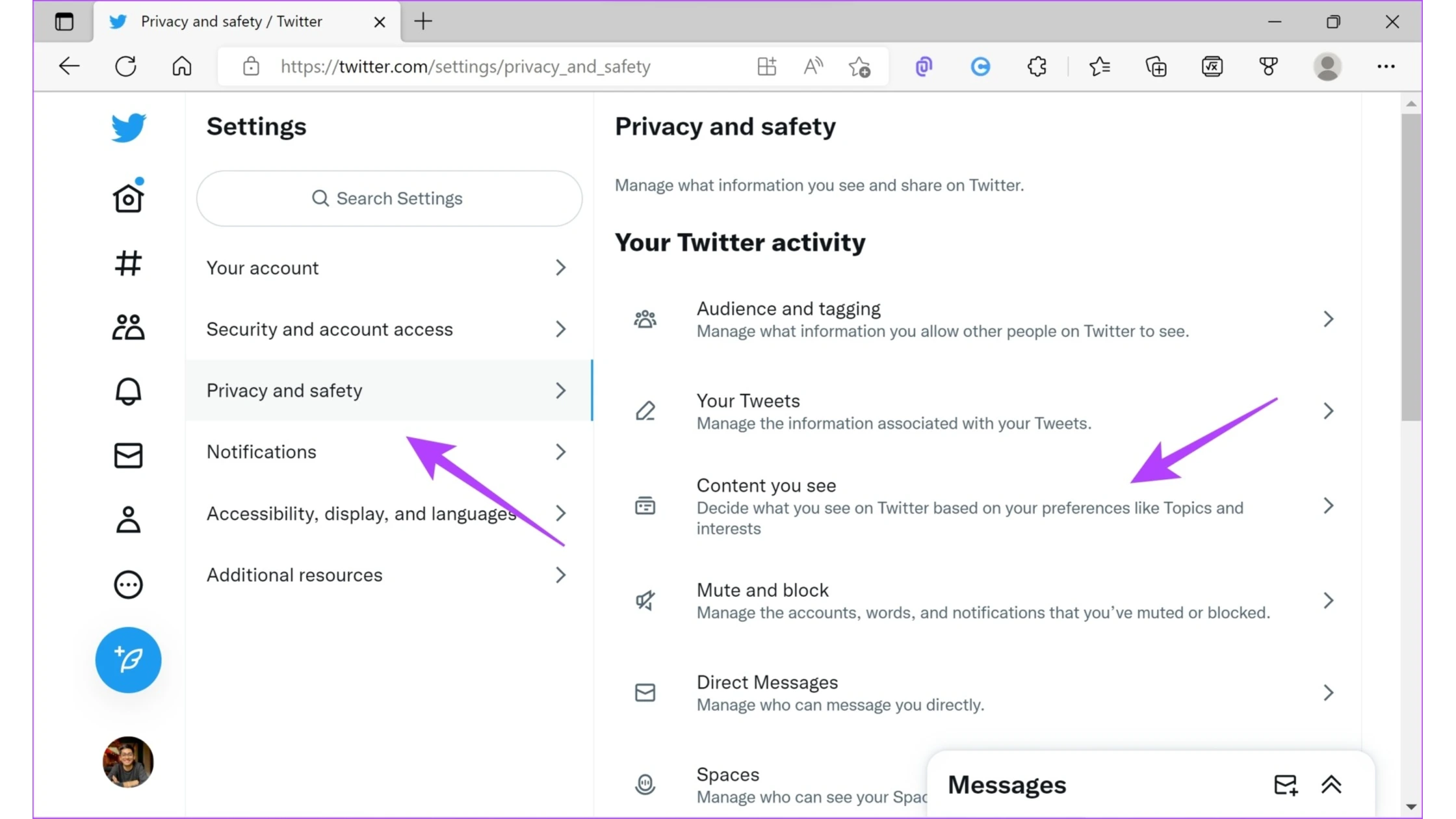 Alt: How to post NSFW on Twitter (Source)