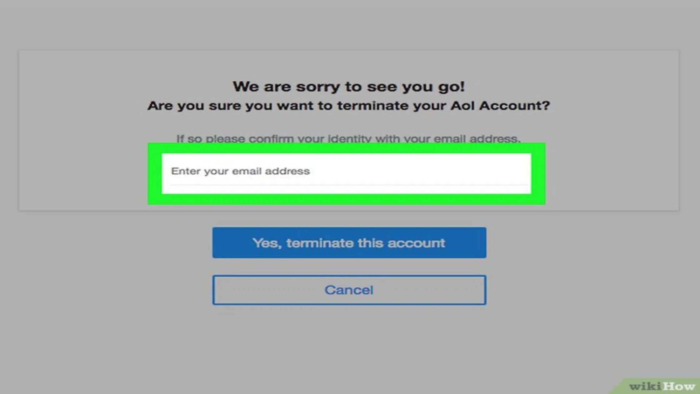 close AOL account guide