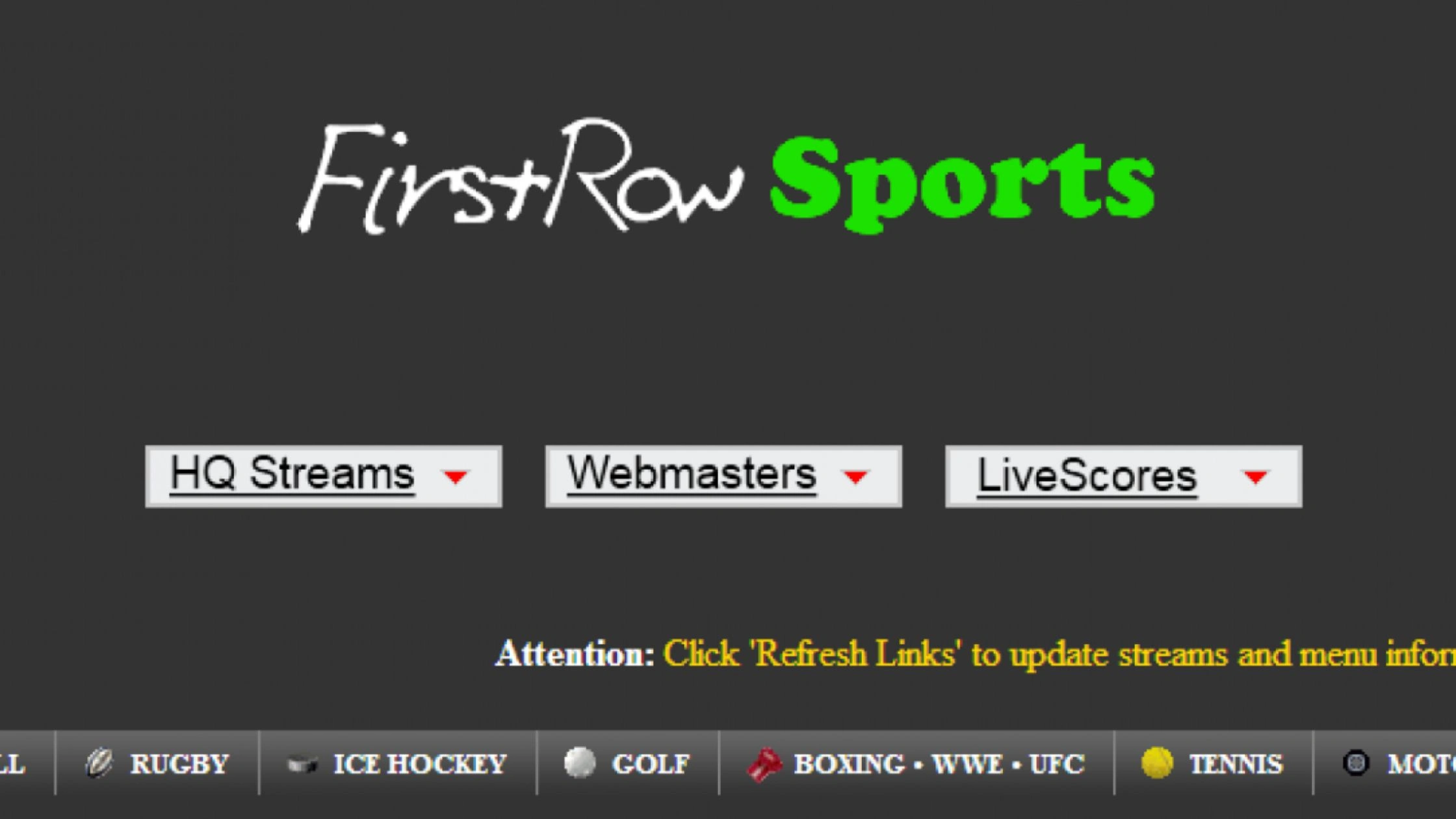 free streaming on FirstRowSports