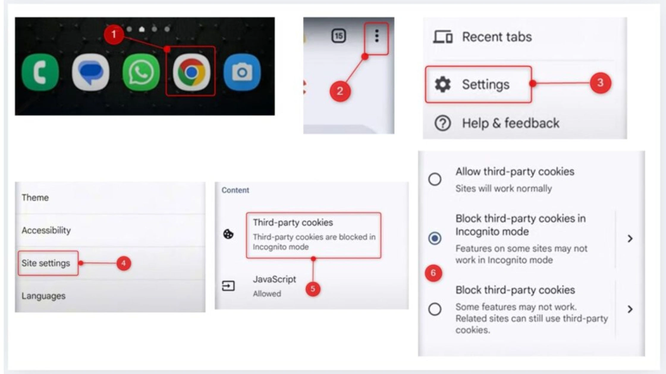 alt: Prevent Tracking in Google Chrome on desktop