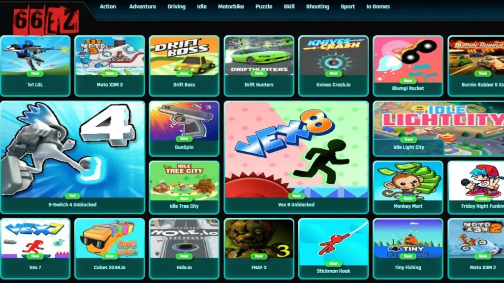 Unblocked Games 66 EZ platform for students