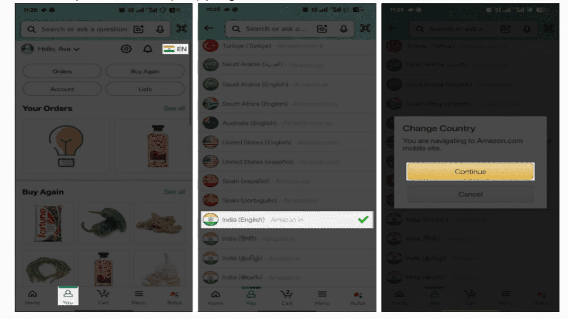 Alt: how-to-change-country-amazon-app-android (Source)