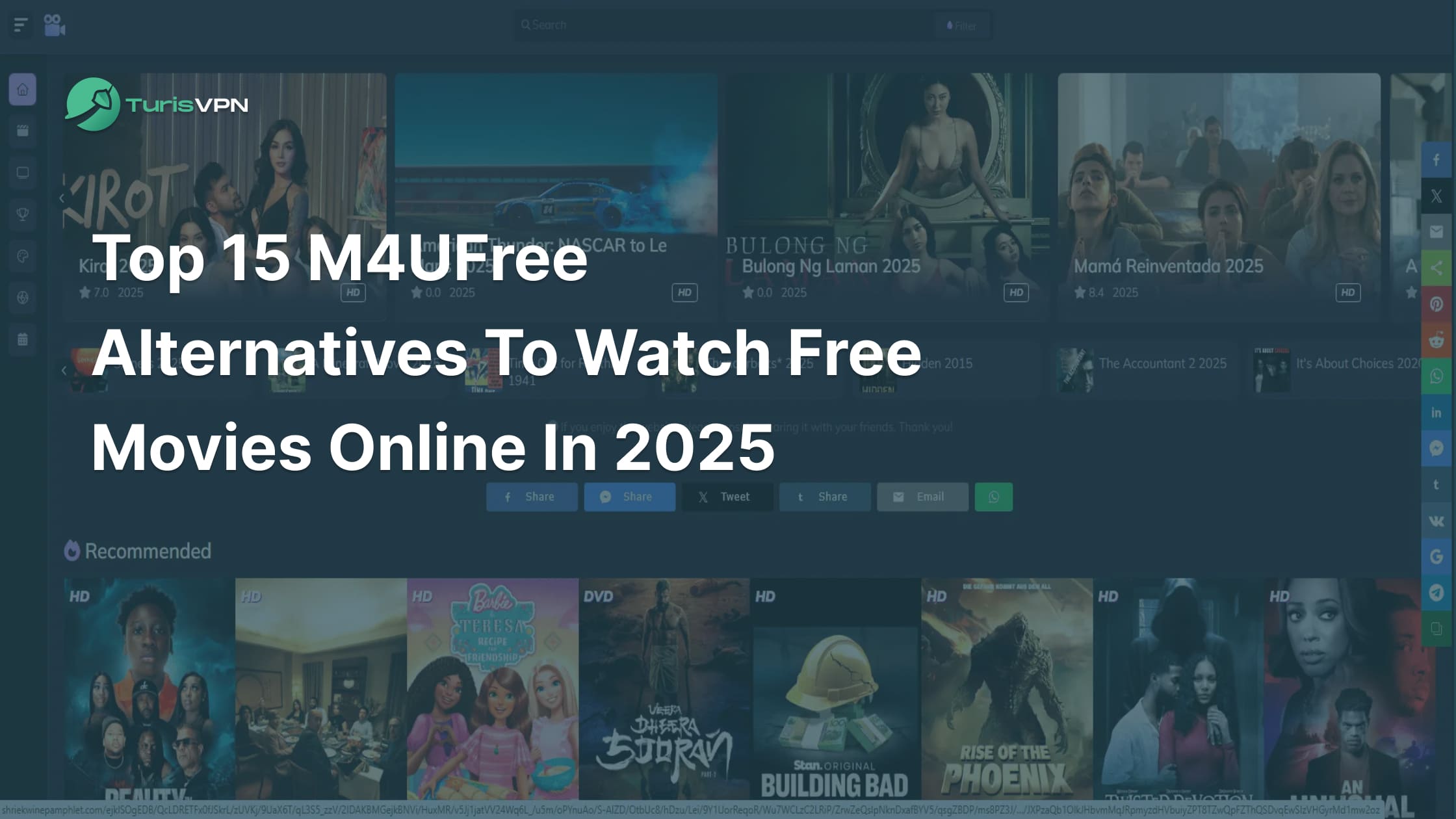 Top 15 M4UFree Alternatives to Watch Free Movies Online in 2025 thumbnail