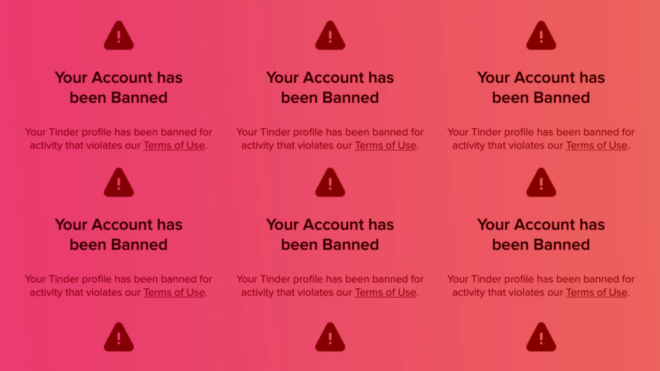 alt: Tinder hard ban