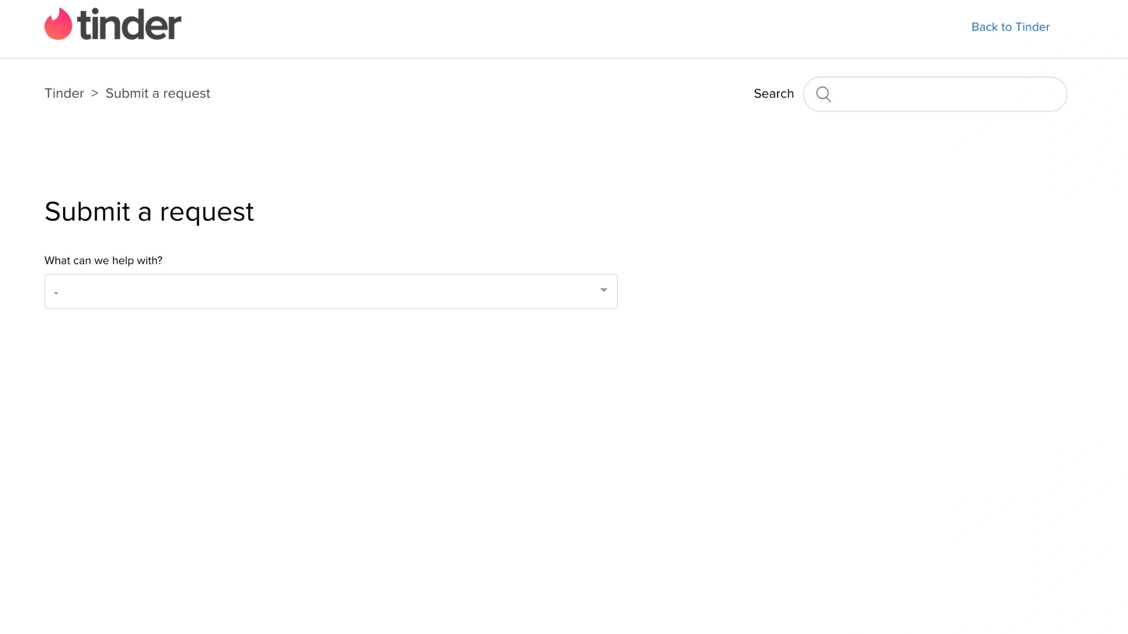 ALT: Tinder’s official appeal form