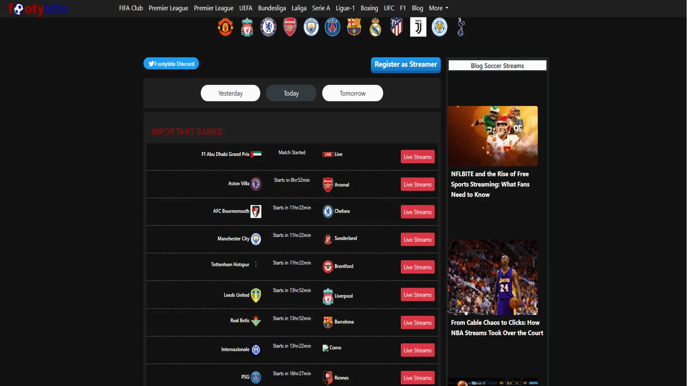 best footybite alternatives for premier league streaming