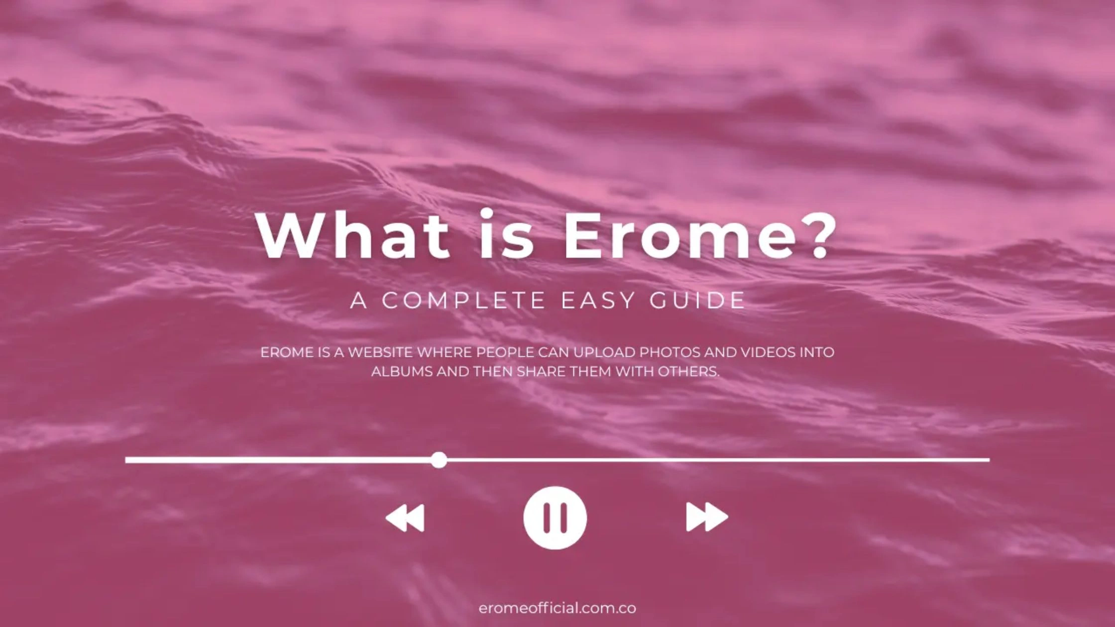 Erome is a user-generated adult content platform

