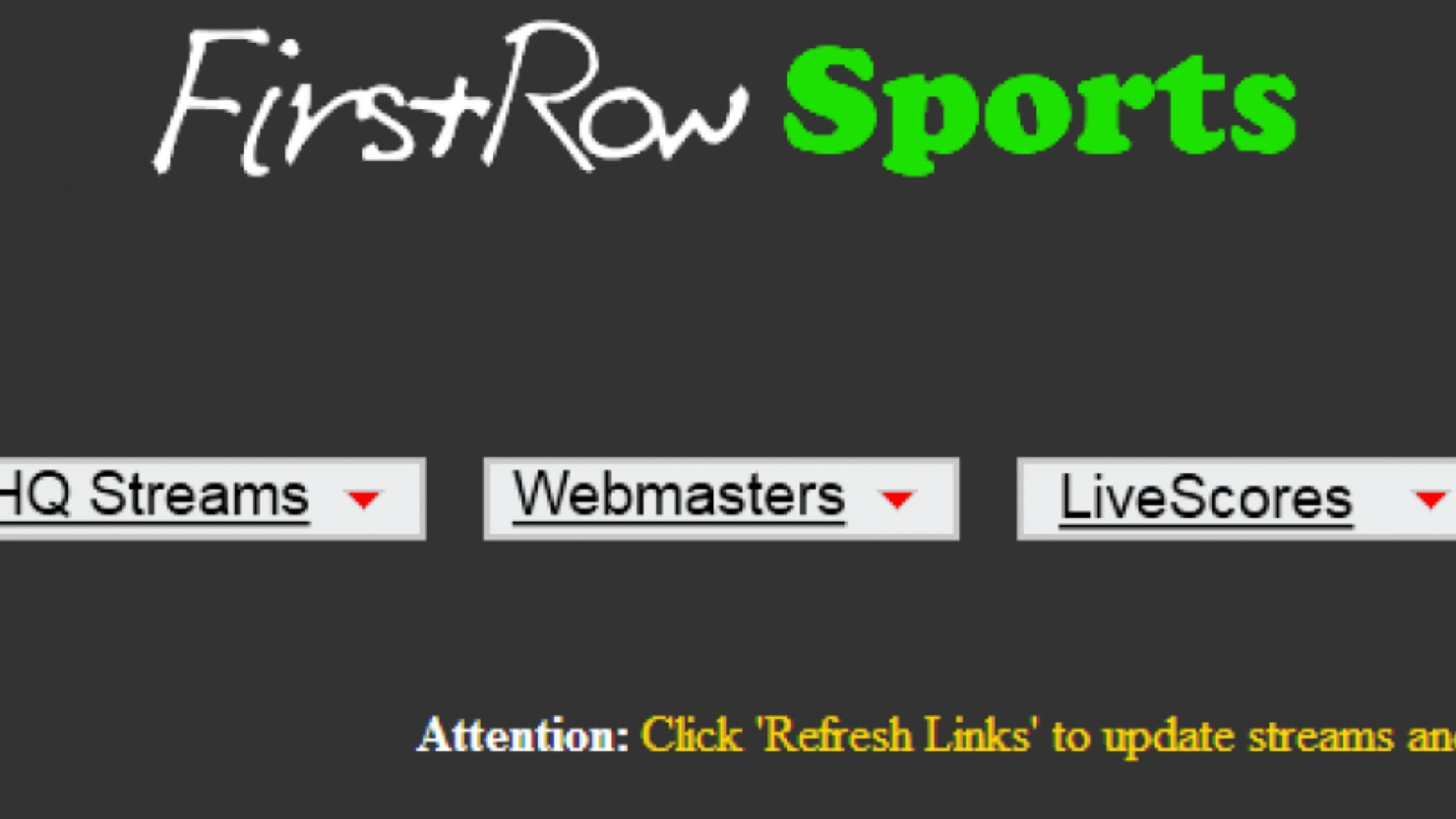 FirstRowSports is a long-running streaming site