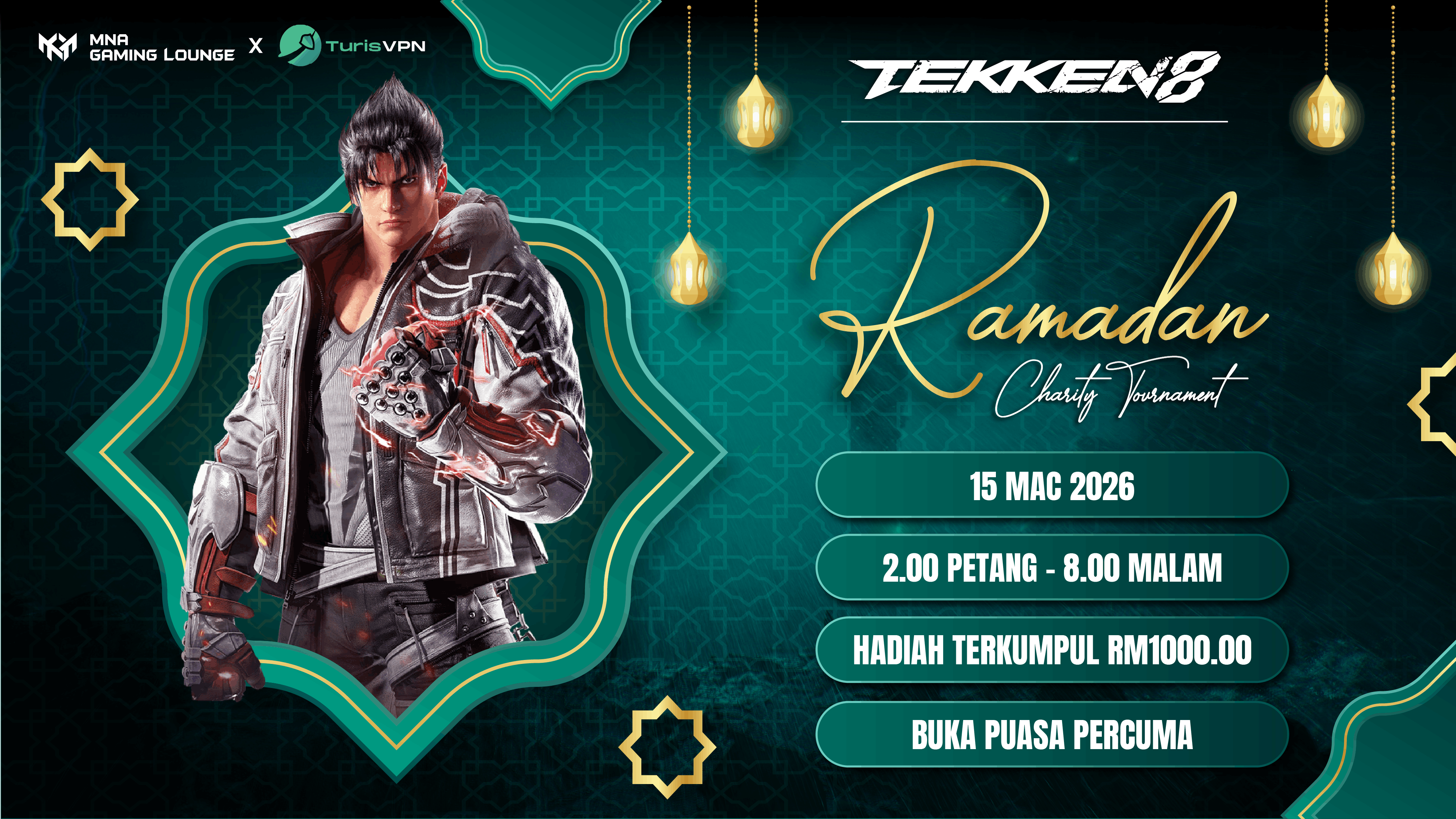 🎮 TEKKEN 8 Ramadan Charity Tournament