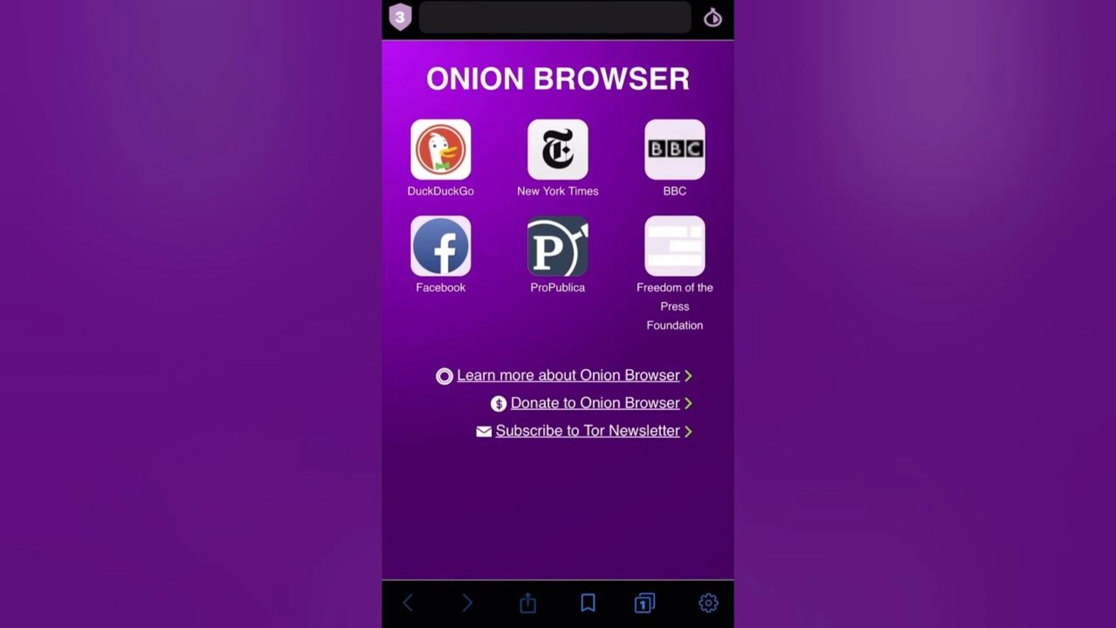Set up Onion Browser on iPhone