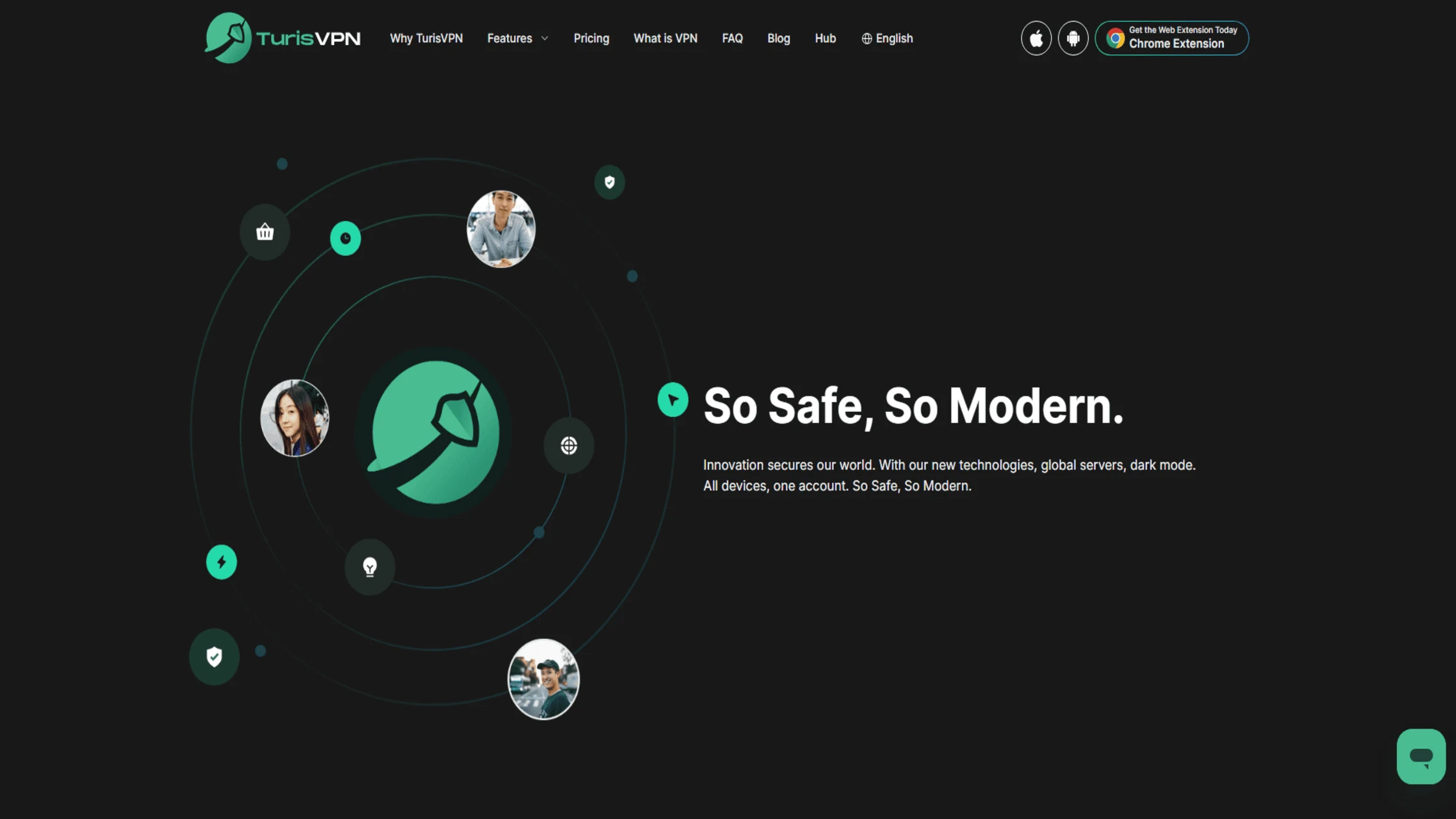 Efficient TurisVPN Protocols for Low Data Usage