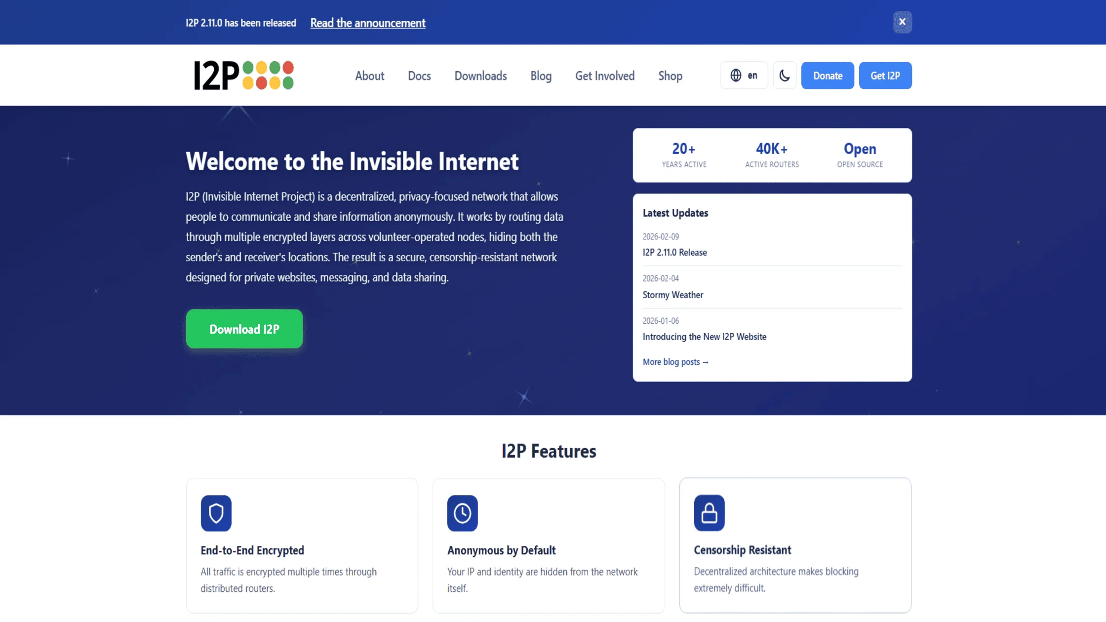 I2P (Invisible Internet Project)