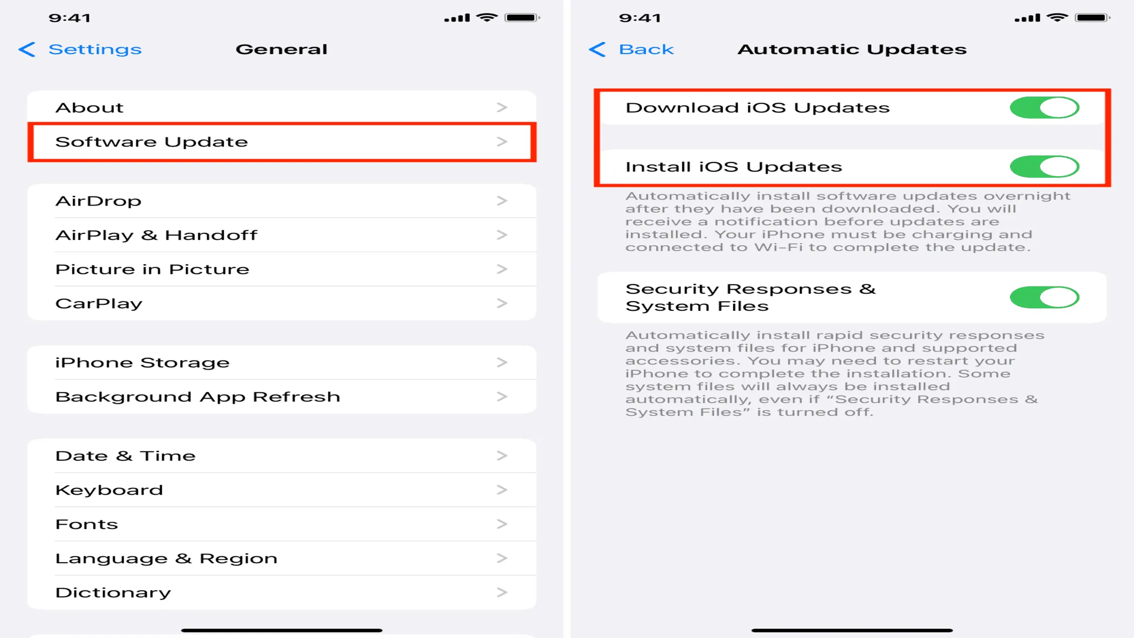 Enable Automatic Updates