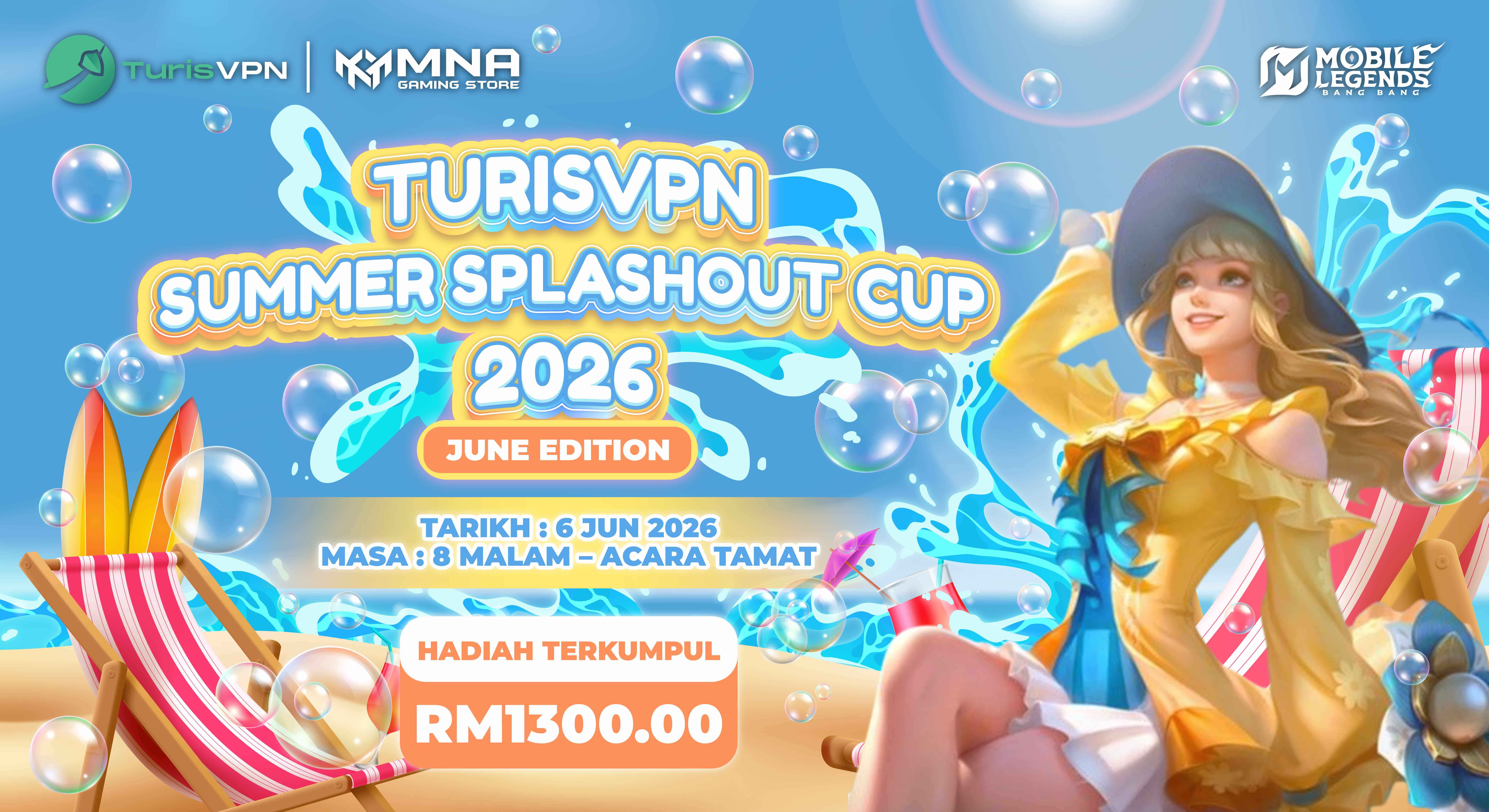 TurisVPN Summer Splashout Cup 2026 – June Edition ☀️🌊 thumbnail