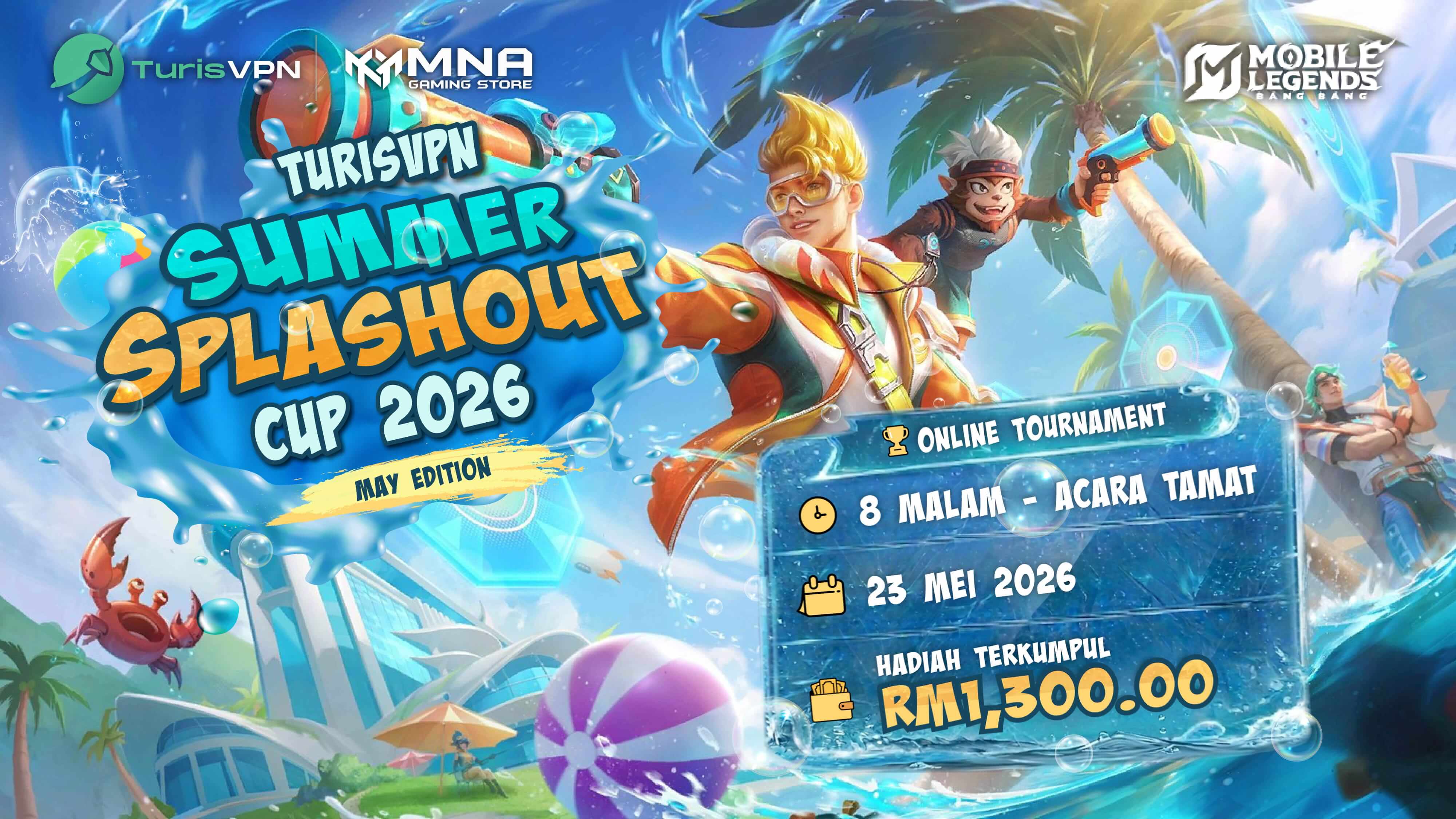 TurisVPN Summer Splashout Cup 2026 – May Edition ☀️🌊 
